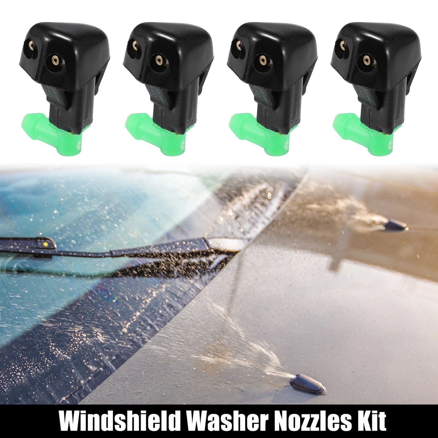 Windshield Wiper Washer Nozzle Spray Jet for Honda Accord  - 4 Pcs