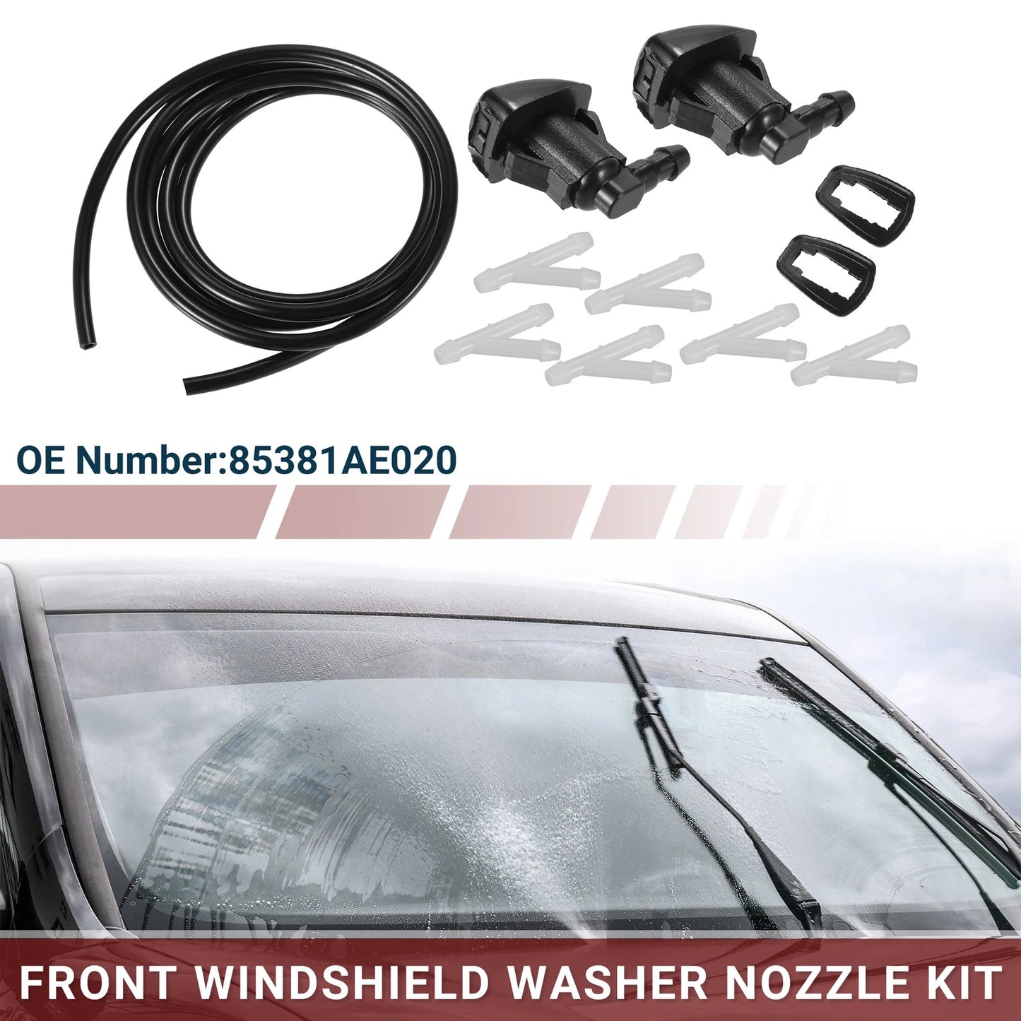 Windshield Washer Nozzle Set for Toyota Sienna (2004-2010)