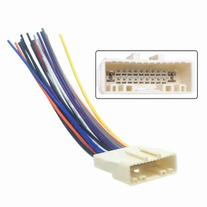 20 Pins Radio Audio Wire Harness Adapter for Infiniti Subaru Legacy Nissan 370Z (2008-2014)