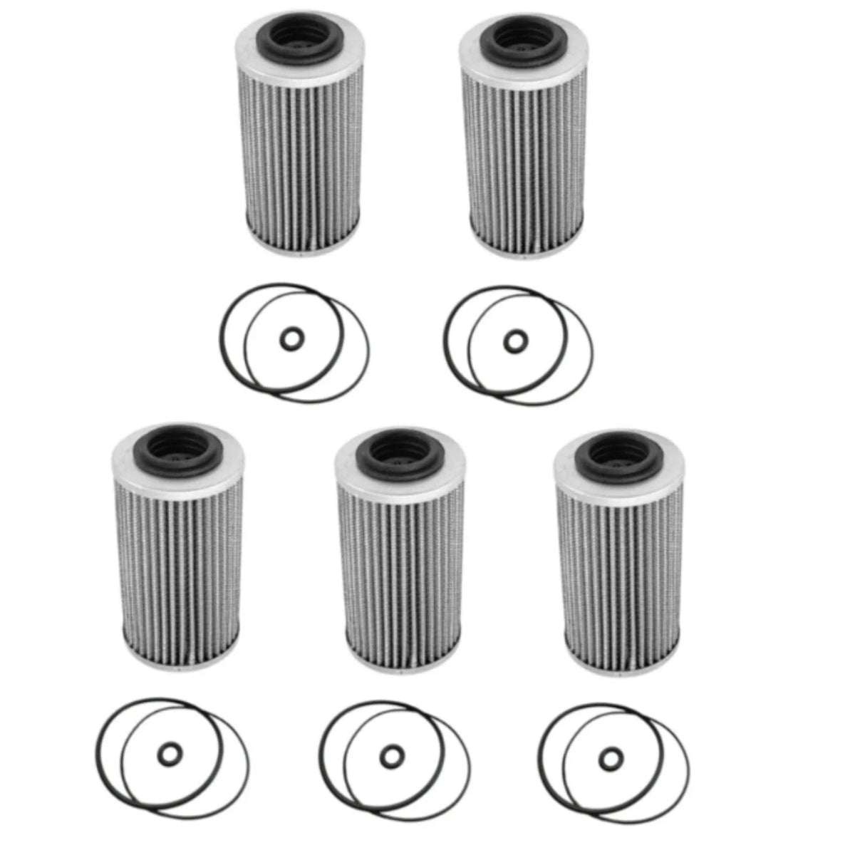 Oil Filter W/O-rings for Sea-Doo GTI/RXT/RXP/GTX 130-300HP 5Pcs