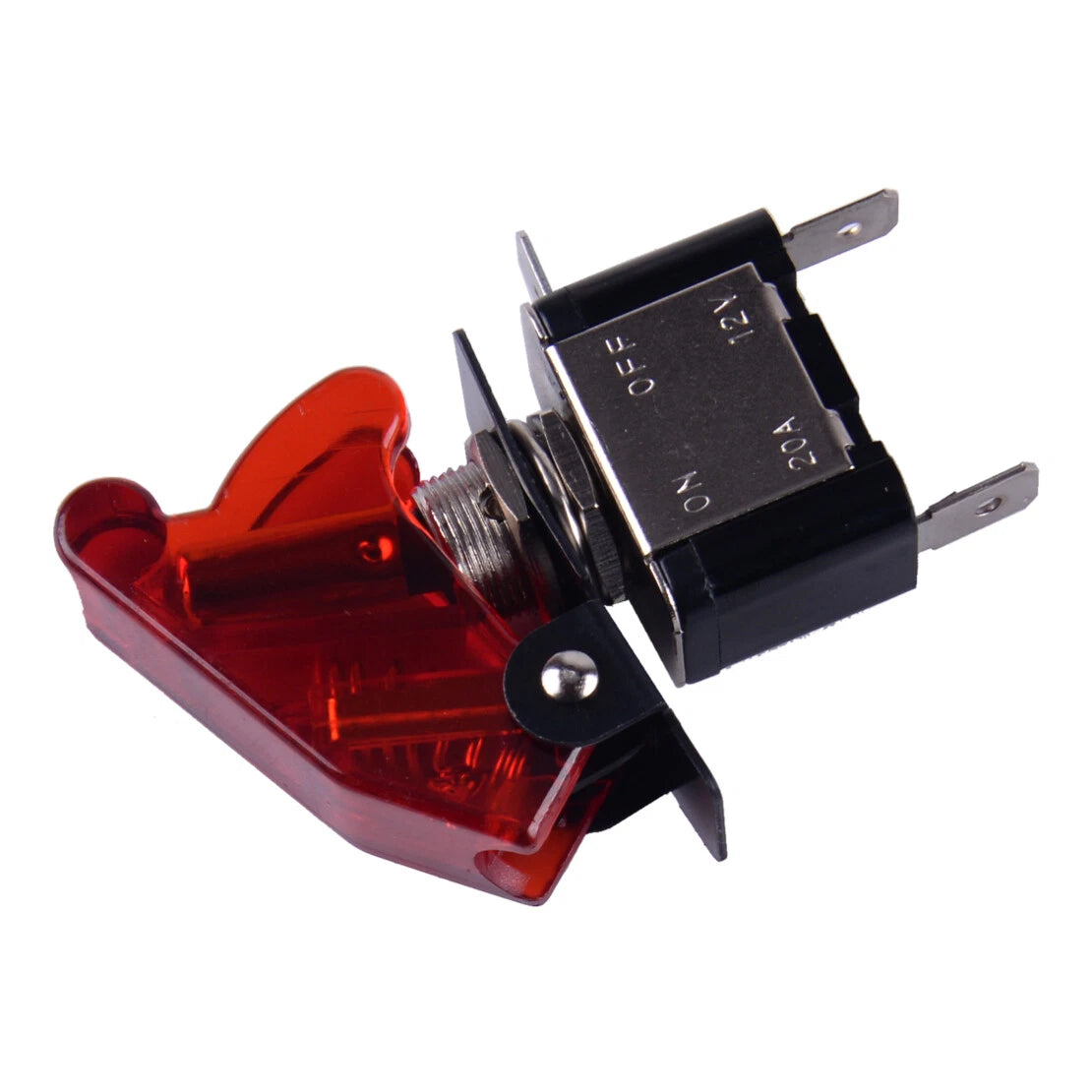 12V 20A Red LED Rocker Toggle Switch for Car Auto Boat Truck