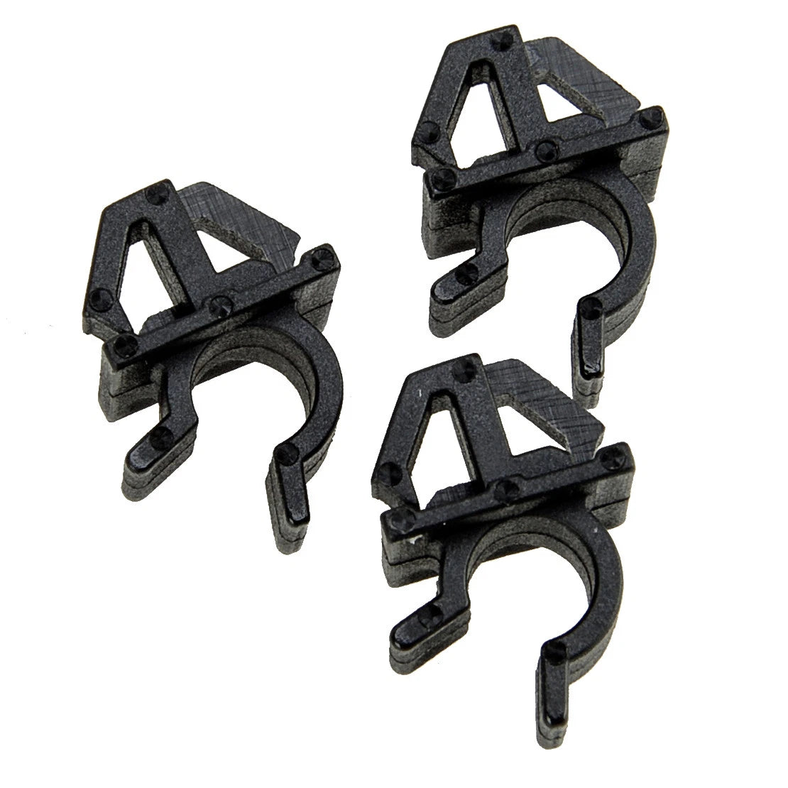 3 x Black Hood Prop Support Clamp Rod Retainer Clips for Suzuki