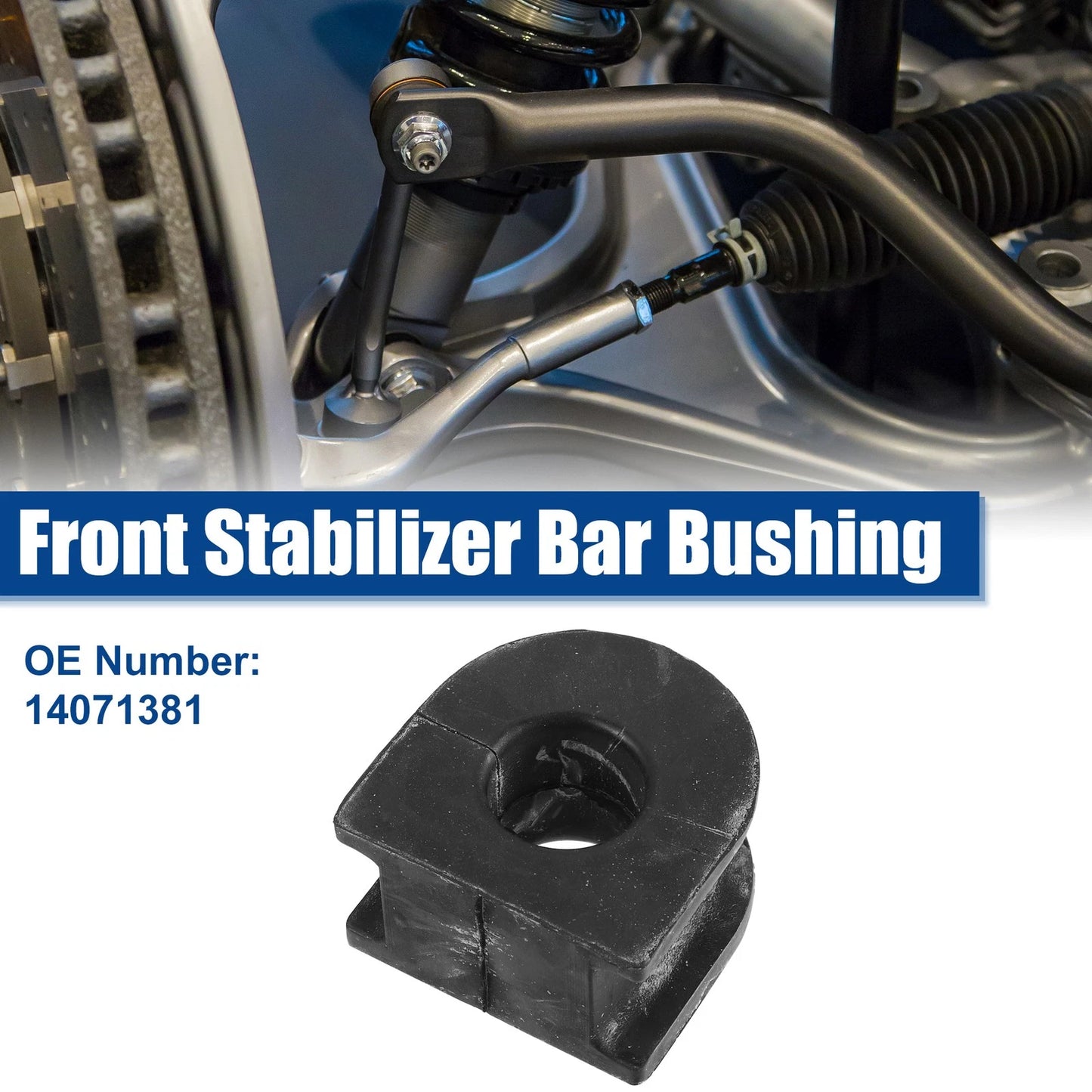 Front Sway Bar Stabilizer Shaft Insulator Bushing for Chevy Silverado