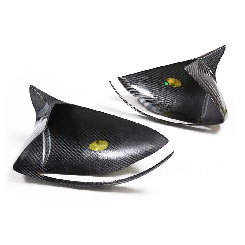 Horn Carbon Fiber Side View Mirror Cover fits Benz C Class W205  C200 C260 C300