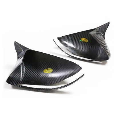 Horn Carbon Fiber Side View Mirror Cover fits Benz C Class W205  C200 C260 C300
