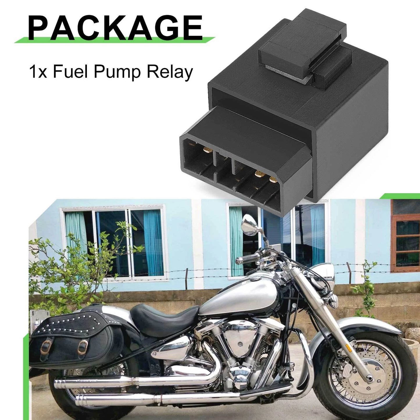 Fuel Pump Relay for Yamaha Road Star 1600 1300 V-Star 1100/650 (1999–2013)