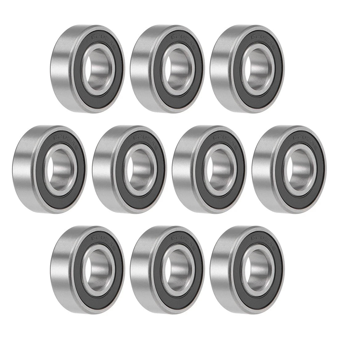 Deep Groove Ball Bearing 15x35x11mm 10pcs for Chrome Steel P6