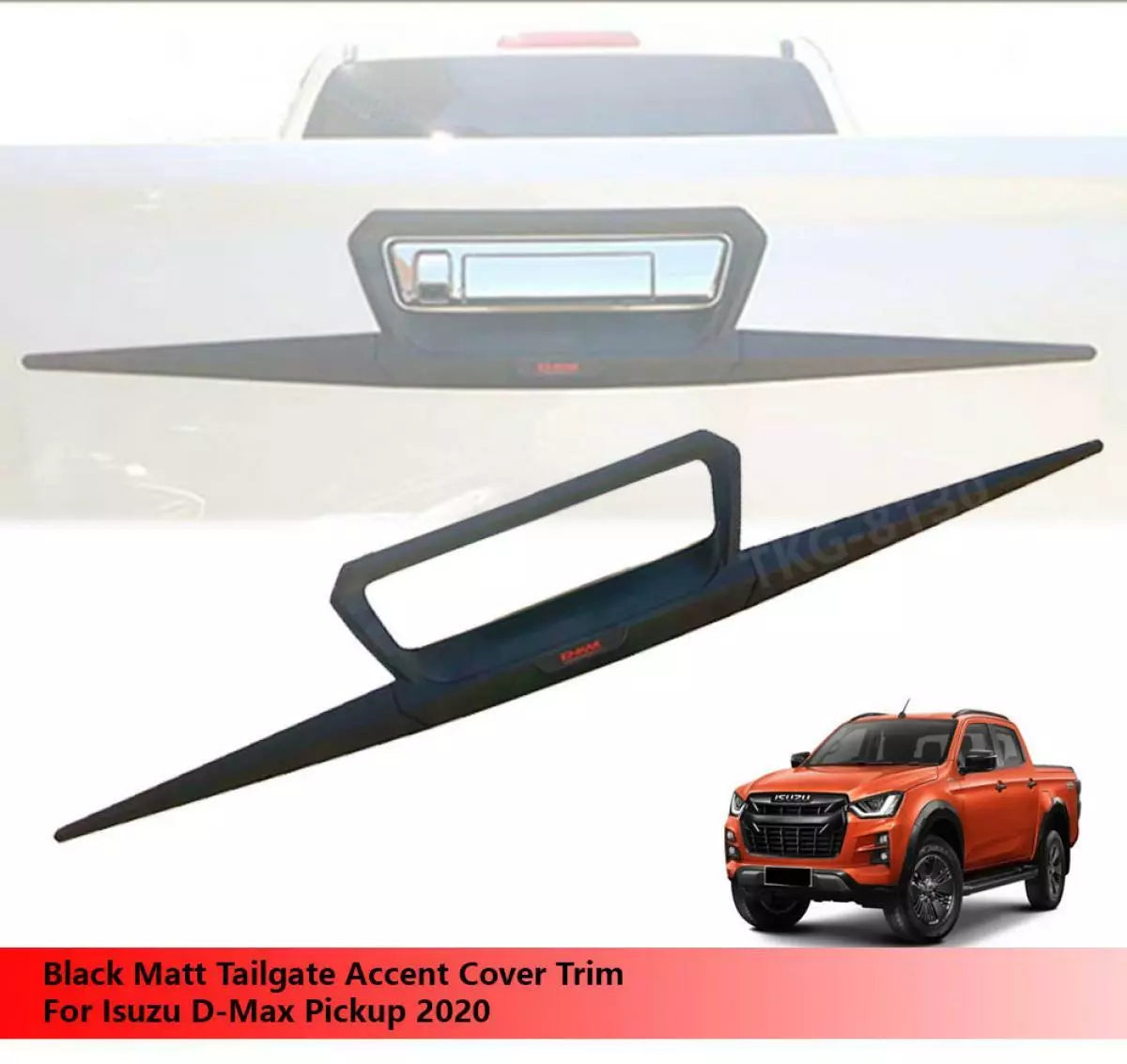 Tailgate Accent Cover Trim for Isuzu D-Max Dmax (2020)