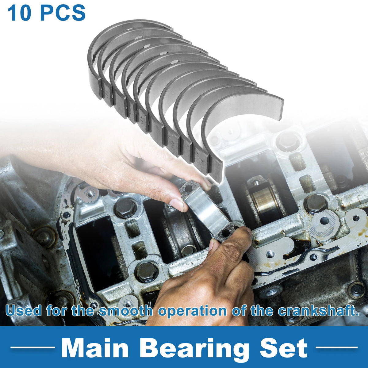 Main Bearing Set for Toyota Auris (2006-2012)