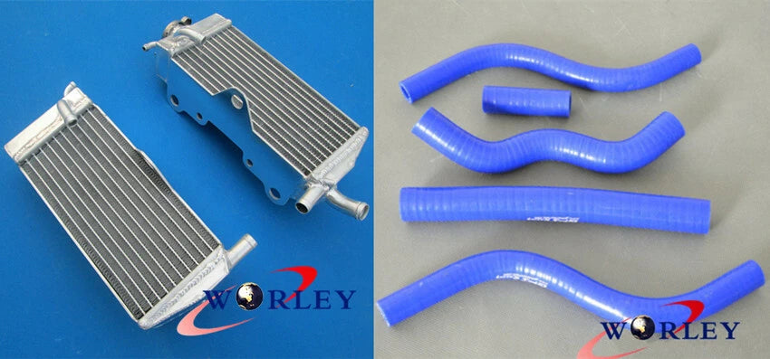 Aluminum Radiator & Hoses for Honda CR125 CR 125 CR125R 1989-1989