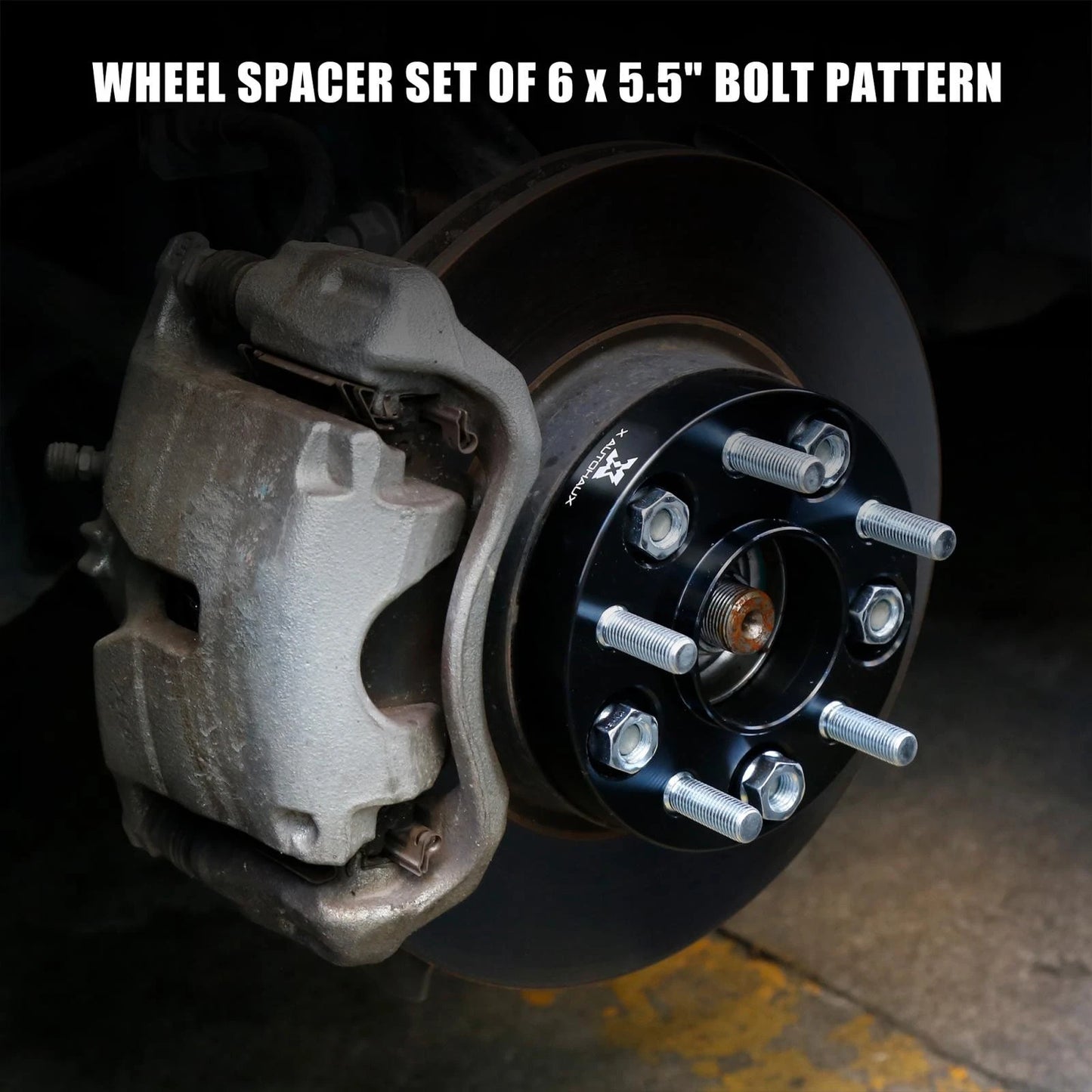 4pcs 2" Thick M12x1.5 6x5.5" Wheel Spacers Adapters
