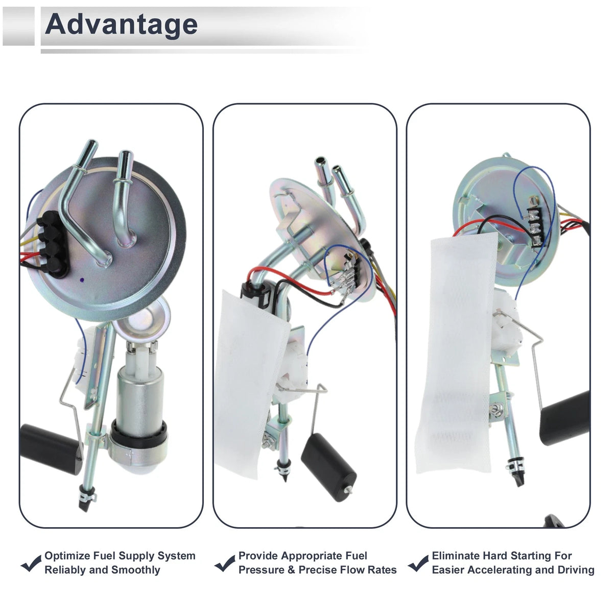 Fuel Pump Assembly for Ford Escort, Mercury Tracer L4 1.8L (1994-1996)
