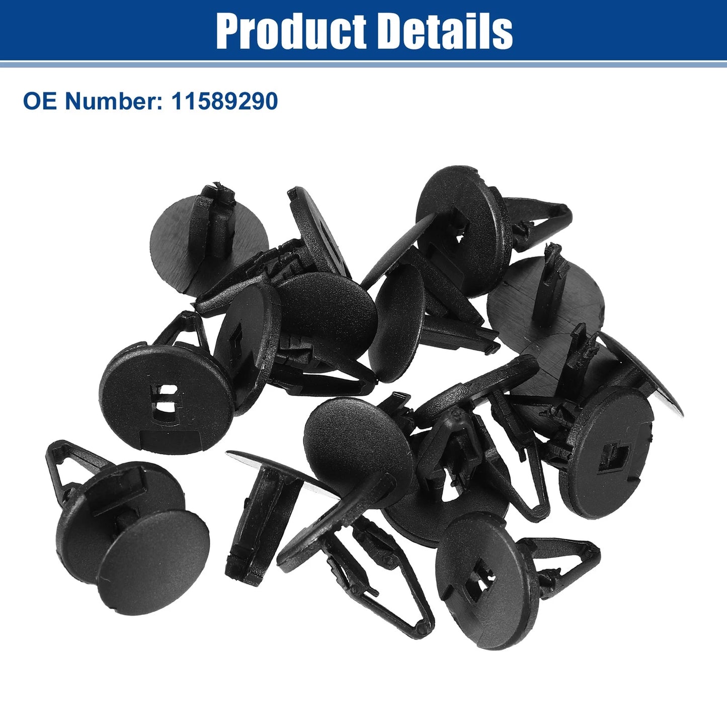 10 x Car Bumper Cover Push Retainer Clips for Buick Enclave (2008-2017)