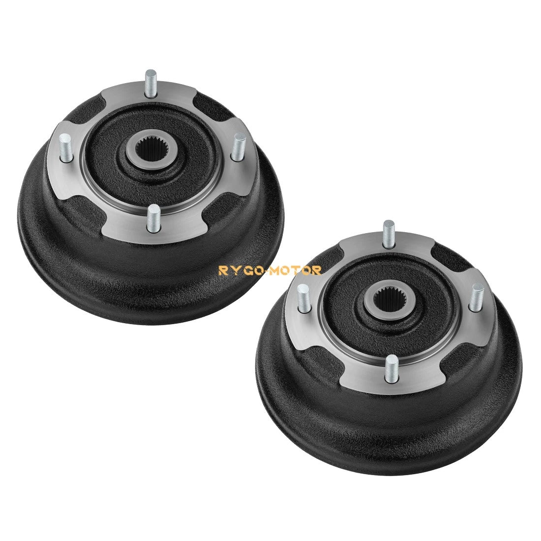 2 x Rear Brake Drum W/Bolts for Kawasaki KAF400 Mule 600 610 SX (2005–2016)