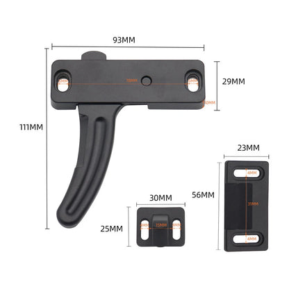 Left Hand Screen Window Door Latch Handle Kit for RV Camper Motorhome Trailer