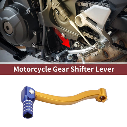 Foldable Gear Shifter Lever for Kayo T6 Gold Tone Blue