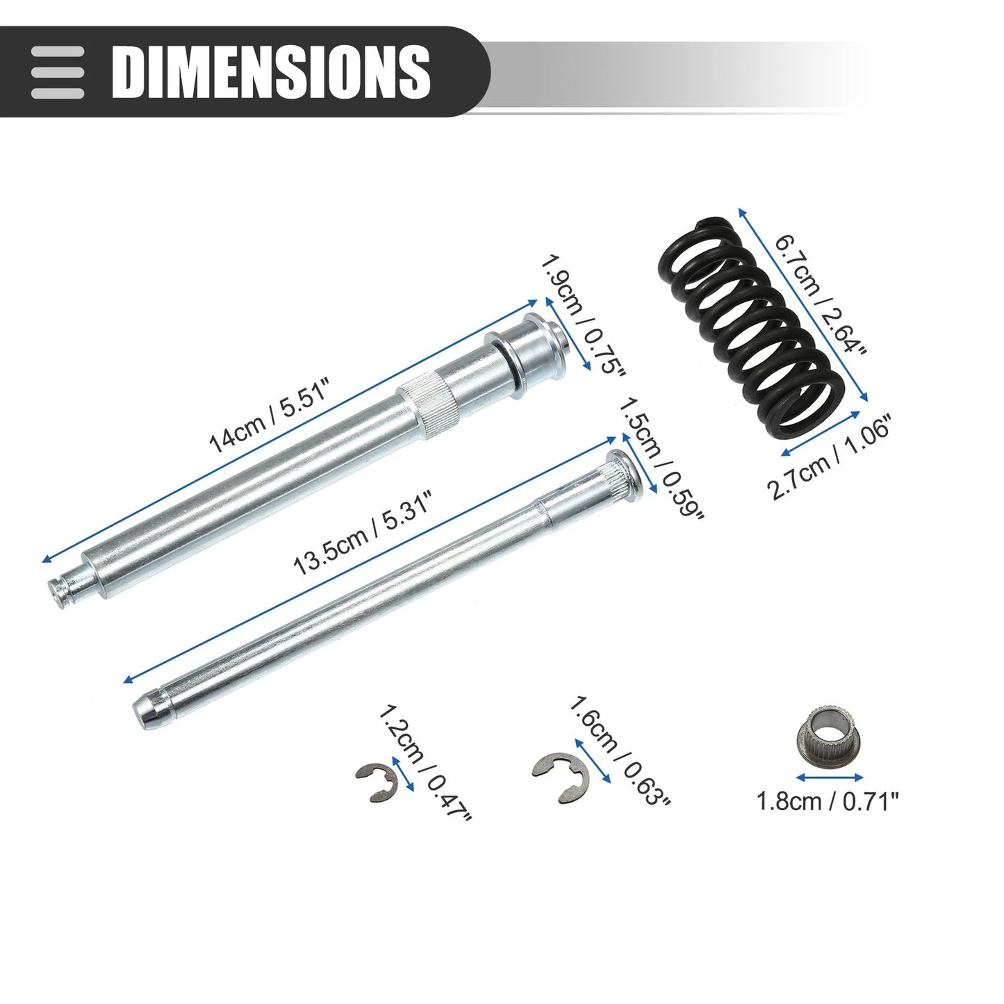 1 Set Car Door Hinge Bushing Kit for Chevrolet