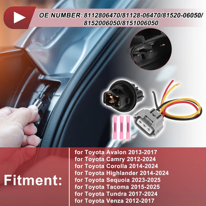 Turn Signal Light Socket Wiring for Toyota Avalon (2013-2017)