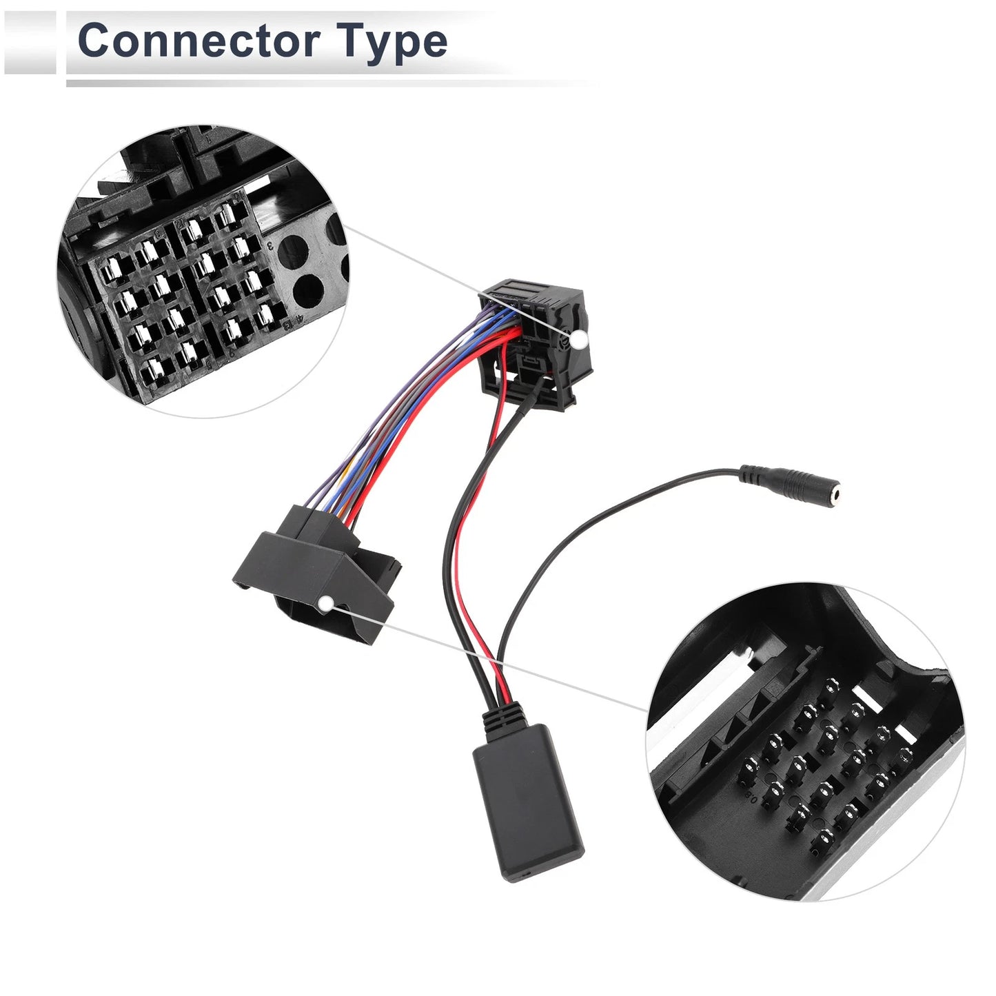 Stereo Radio Harness for Ford - 16 Pin Microphone Handsfree Car