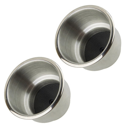 Stainless Steel Recessed Cup Drink Holders for Marine Boat Camper RV