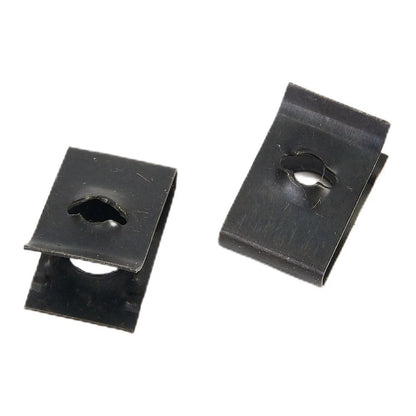20x Metal U-Type Clips for Car Bumper Fender Trim Panel Fastener