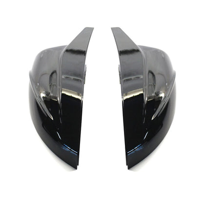 Black Side Mirror Covers w/ Lane Assist for Audi A3/S3/RS3 (2014-2020)