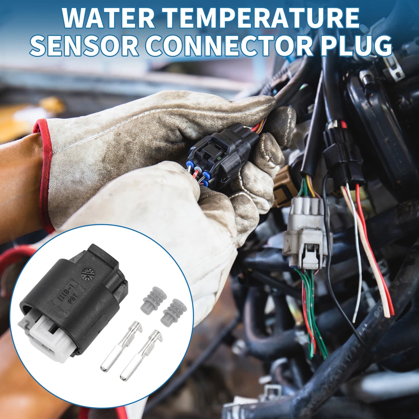 Pin Water Temperature Sensor Connector Plug for BMW Mini Cooper (2002-2006)