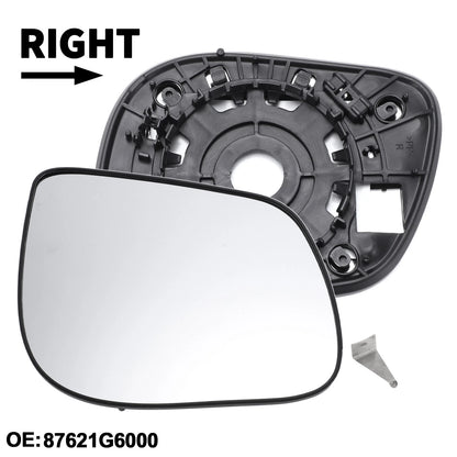 Driver Side Non-Heated Mirror Glass for Kia Picanto (2004-2011)