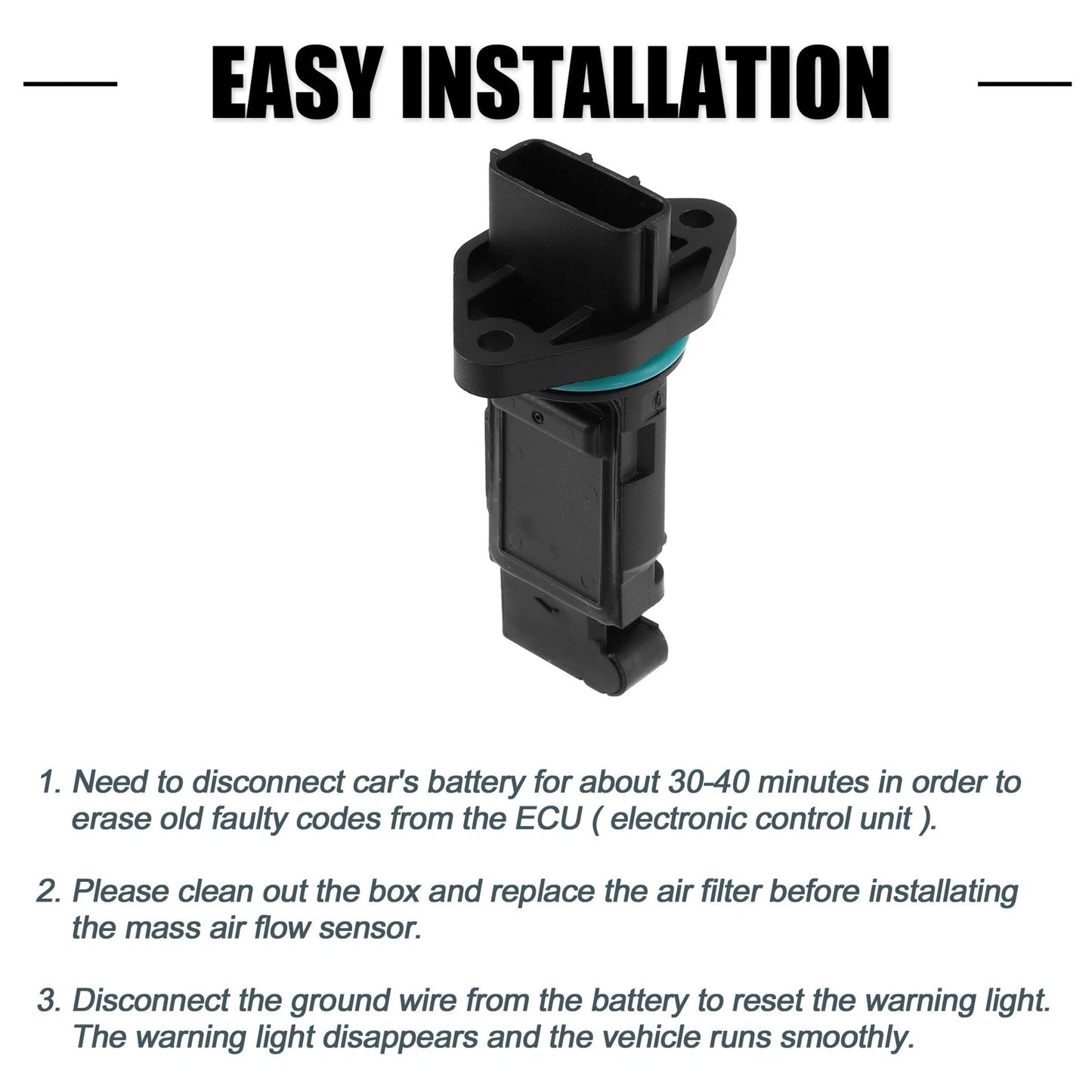 Mass Air Flow Sensor for Nissan Almera N16 1.8L (2002-2016)