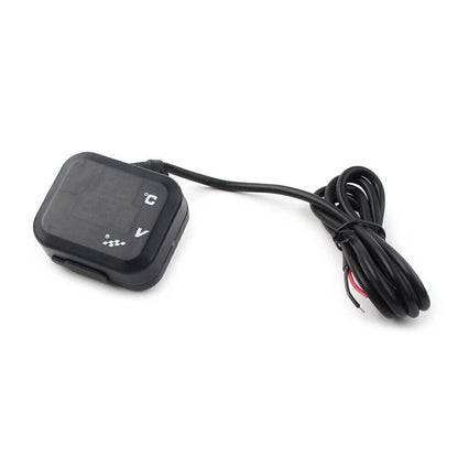 Air Temperature Gauge LED Voltmeter for Motorcycle (No Year Specified)