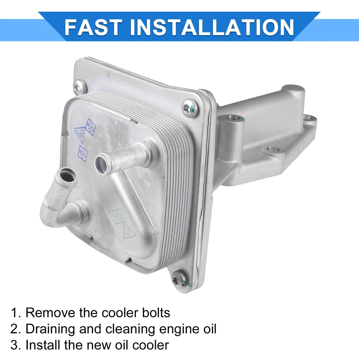 Engine Oil Cooler with Gasket for Nissan Altima Sentra
