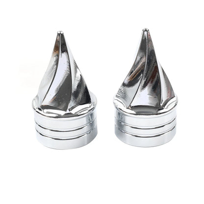 Front Axle Cap Nut Covers for Harley Touring Electra Road Glide Road King (00-07)