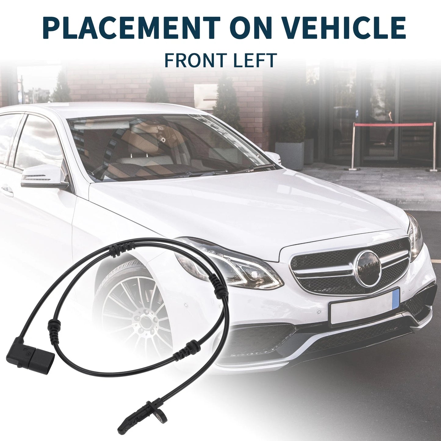 Front Left ABS Wheel Speed Sensor for Mercedes-Benz S450 S550 (2018-2023)