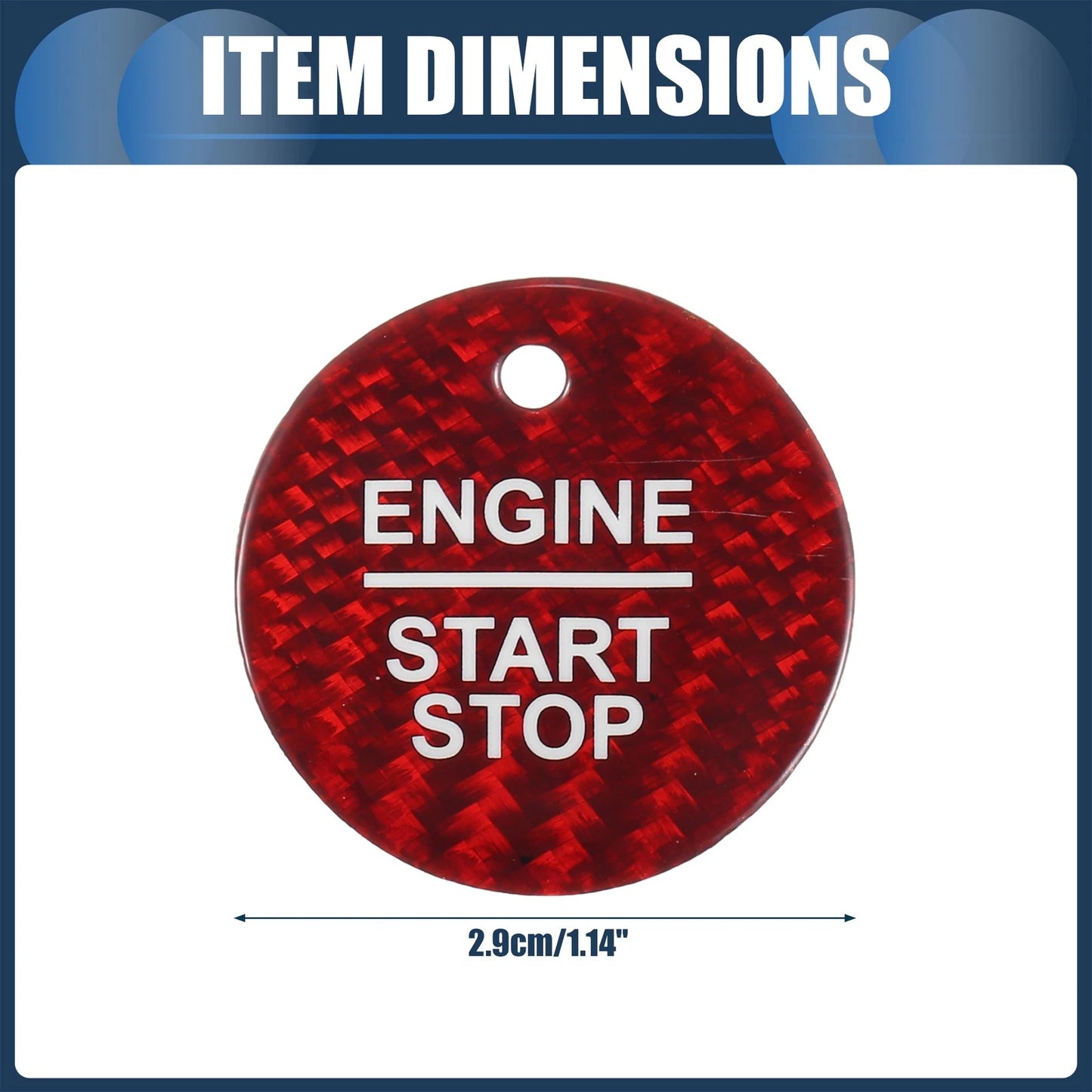 Engine Start Stop Button Cover for Ford (2015-2023)