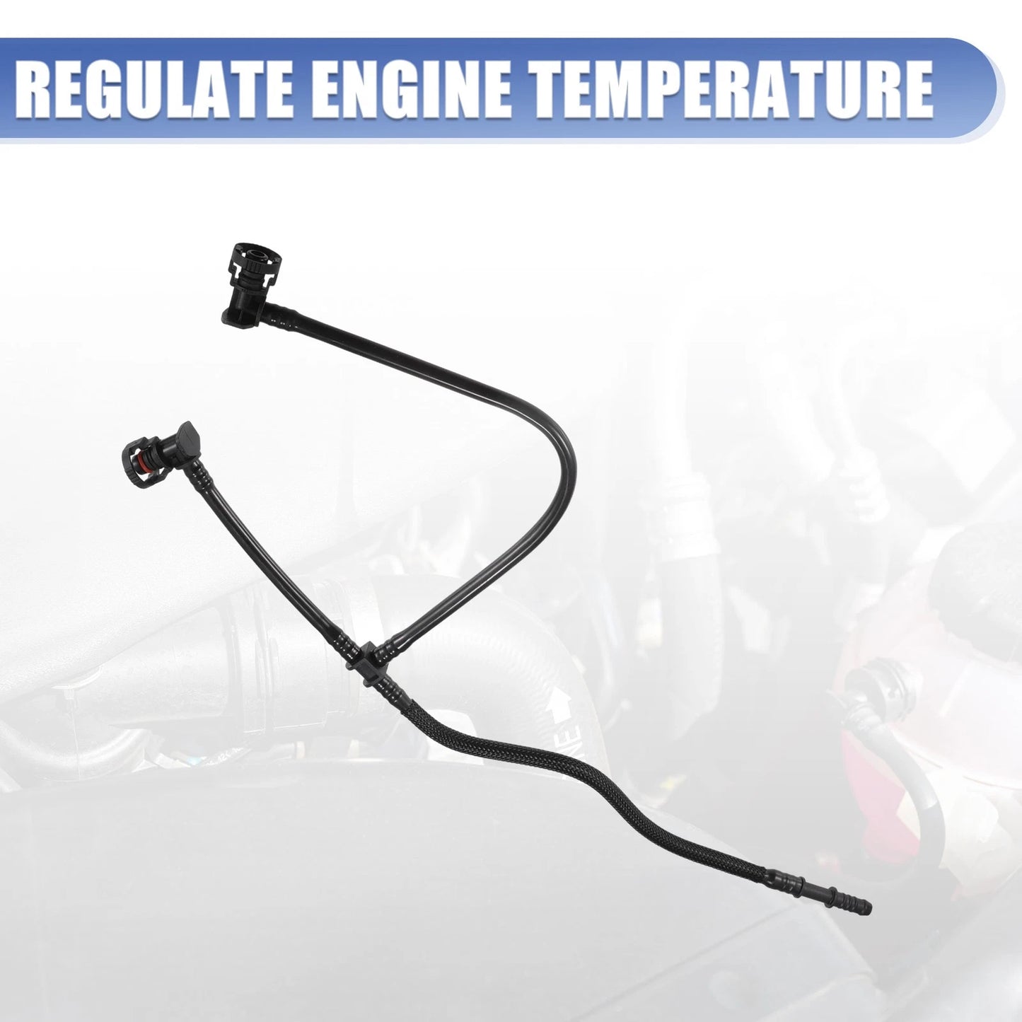 Heater Hose Radiator Expansion Tank Pipe for Porsche Cayenne