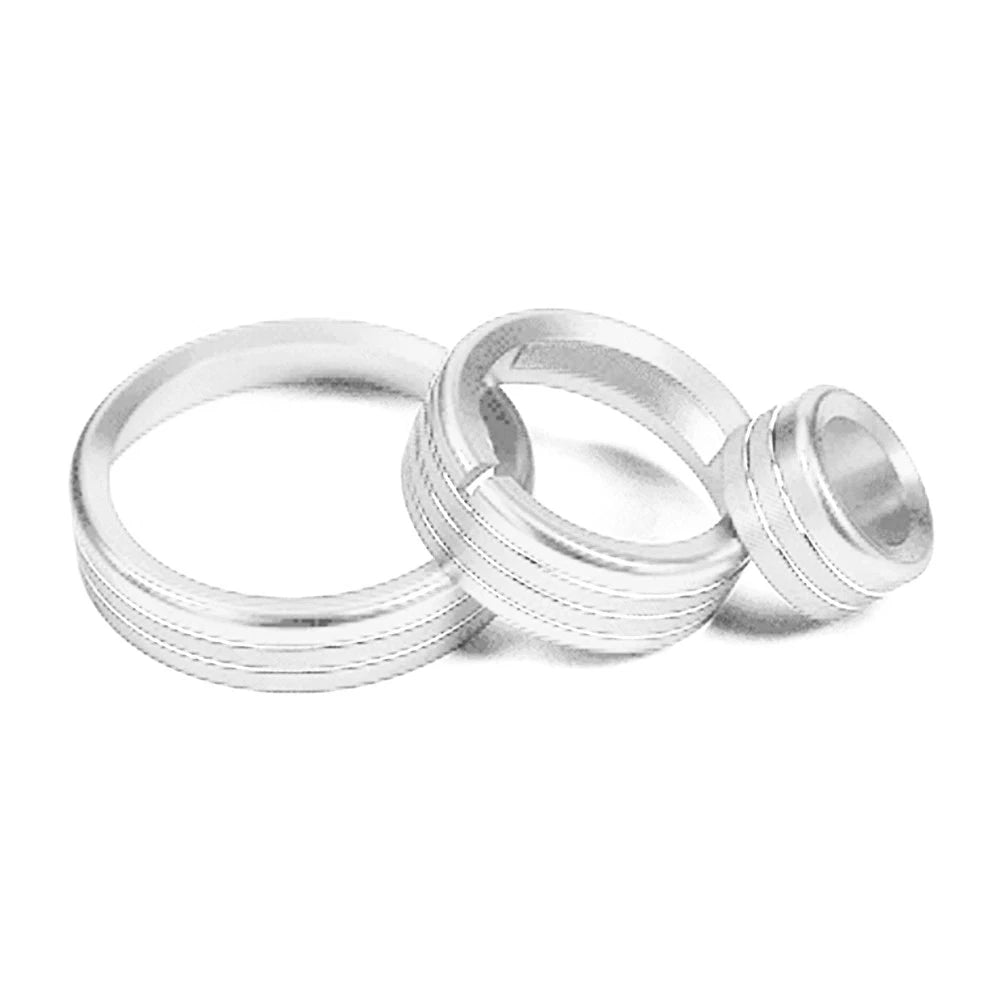 Silver Multimedia Knob Ring for Alfa Romeo Giulia Stelvio (2017-2019)