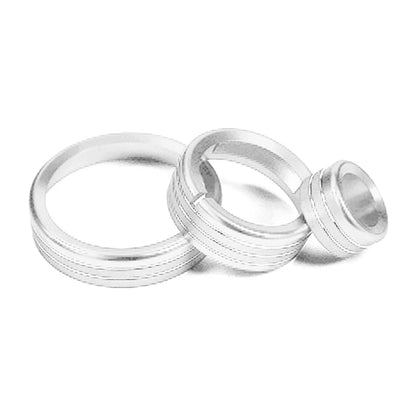 Silver Multimedia Knob Ring for Alfa Romeo Giulia Stelvio (2017-2019)