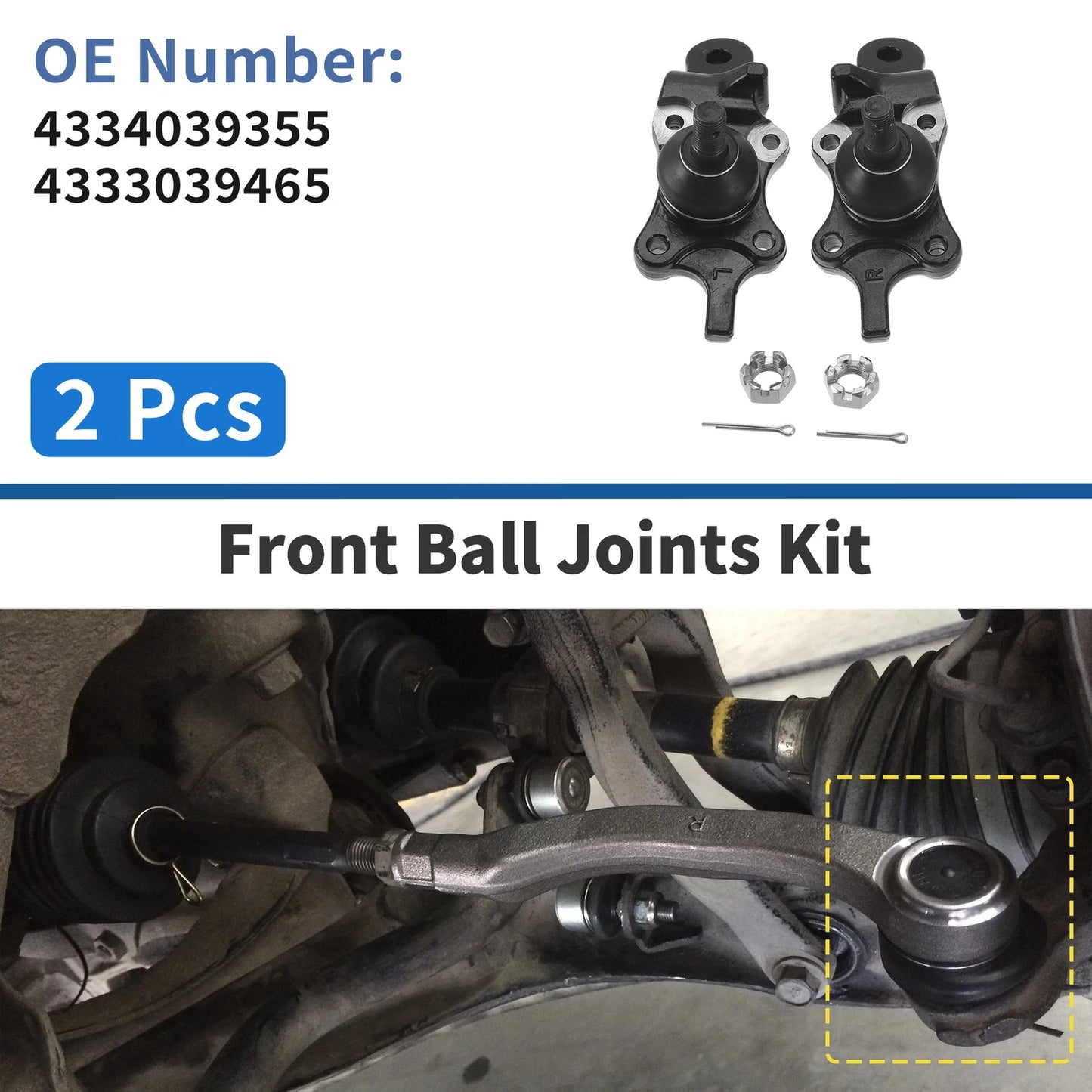 Front Lower Ball Joints for Toyota 4Runner (1996-2002)