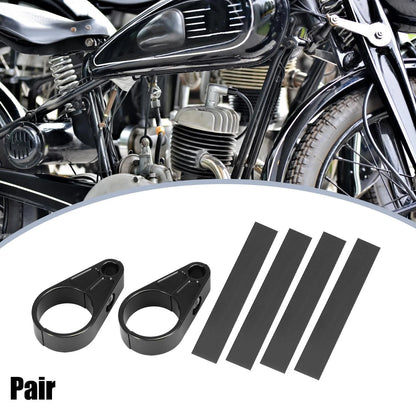 2 x Rear Brake Line Hose Clamp for Harley Motorcycle