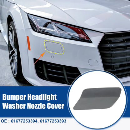 Front Bumper Headlight Washer Nozzle Covers for BMW 328i (2007-2013)