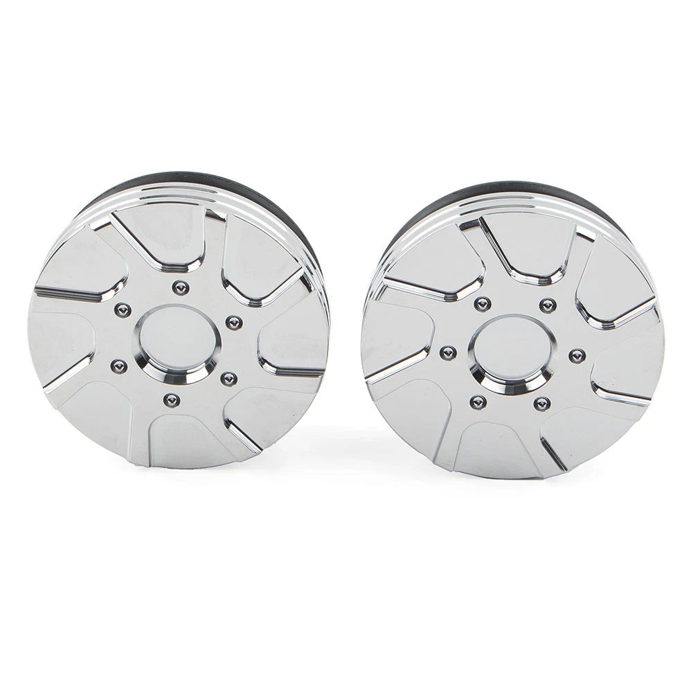 CNC Swingarm Pivot Bolt Covers for Harley V-Rod 2006-2017 ( Chrome)