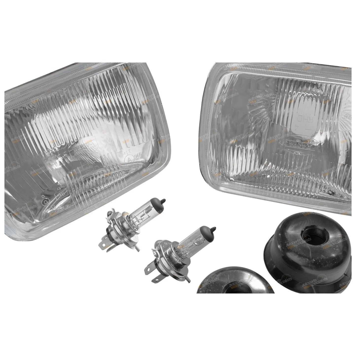 Headlights Pair for Ford Courier/Mitsubishi Triton (1982-2006)