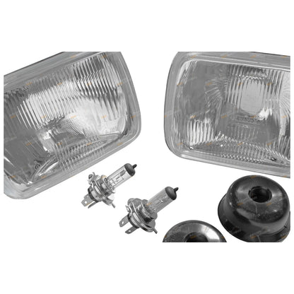Headlights Pair for Ford Courier/Mitsubishi Triton (1982-2006)
