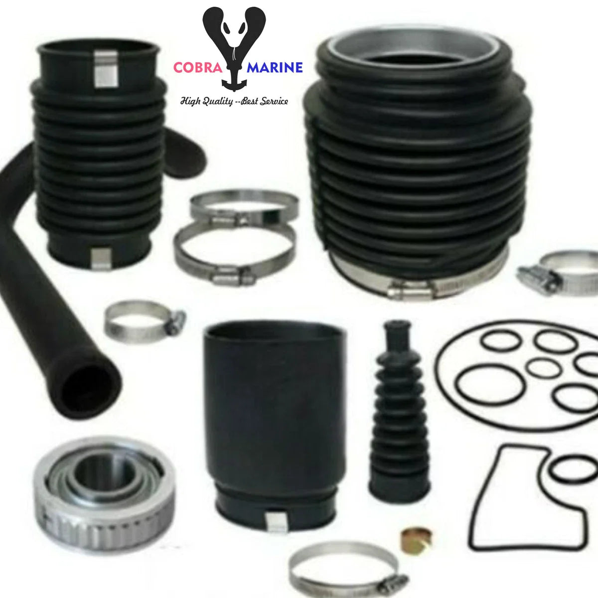 Mercruiser Bravo Transom Service Kit 30-803100T1 Gimbal Shift Cable & Bellows