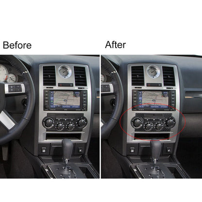 Carbon Fiber Climate Control Panel Cover for Chrysler 300 (2005-2007)