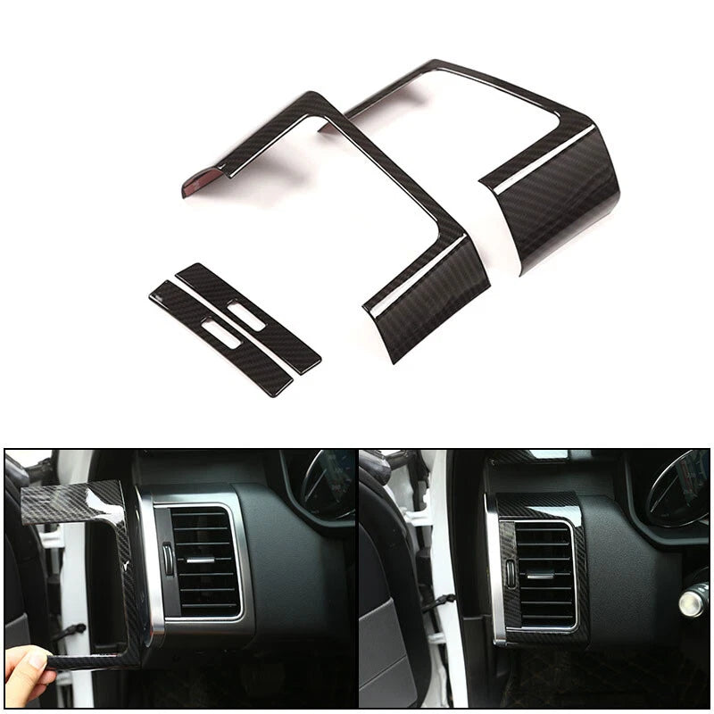 Carbon Look Side Air Outlet Vent Cover Trim For Range Rover Sport 2014-2018