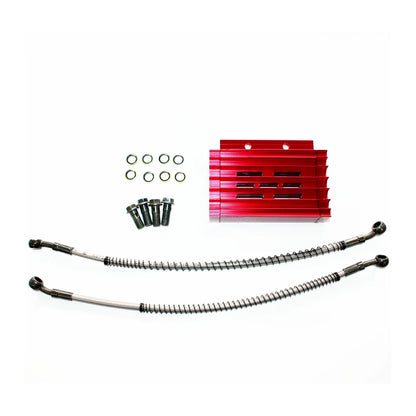 CNC Engine Oil Cooler Radiator Kit for 140cc 150cc 160cc PIT PRO Dirt Bike