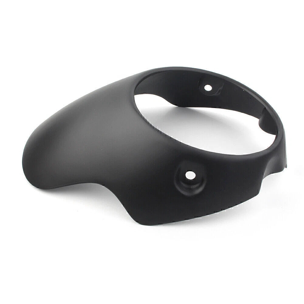 7" Matte Black Front Headlight Fairing Cover for T100 T12