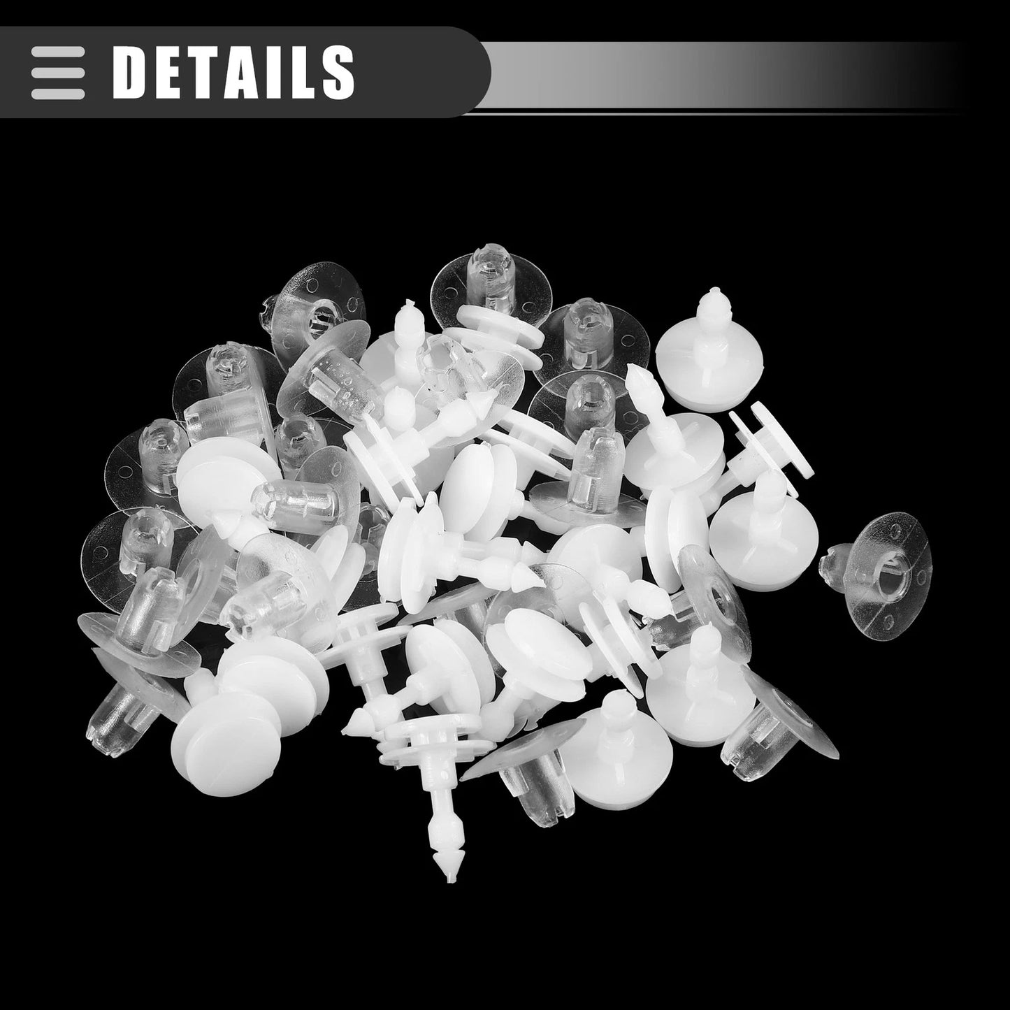 25 Pcs Car Door Trim Panel Push Clips Pillar Retainer for Dodge