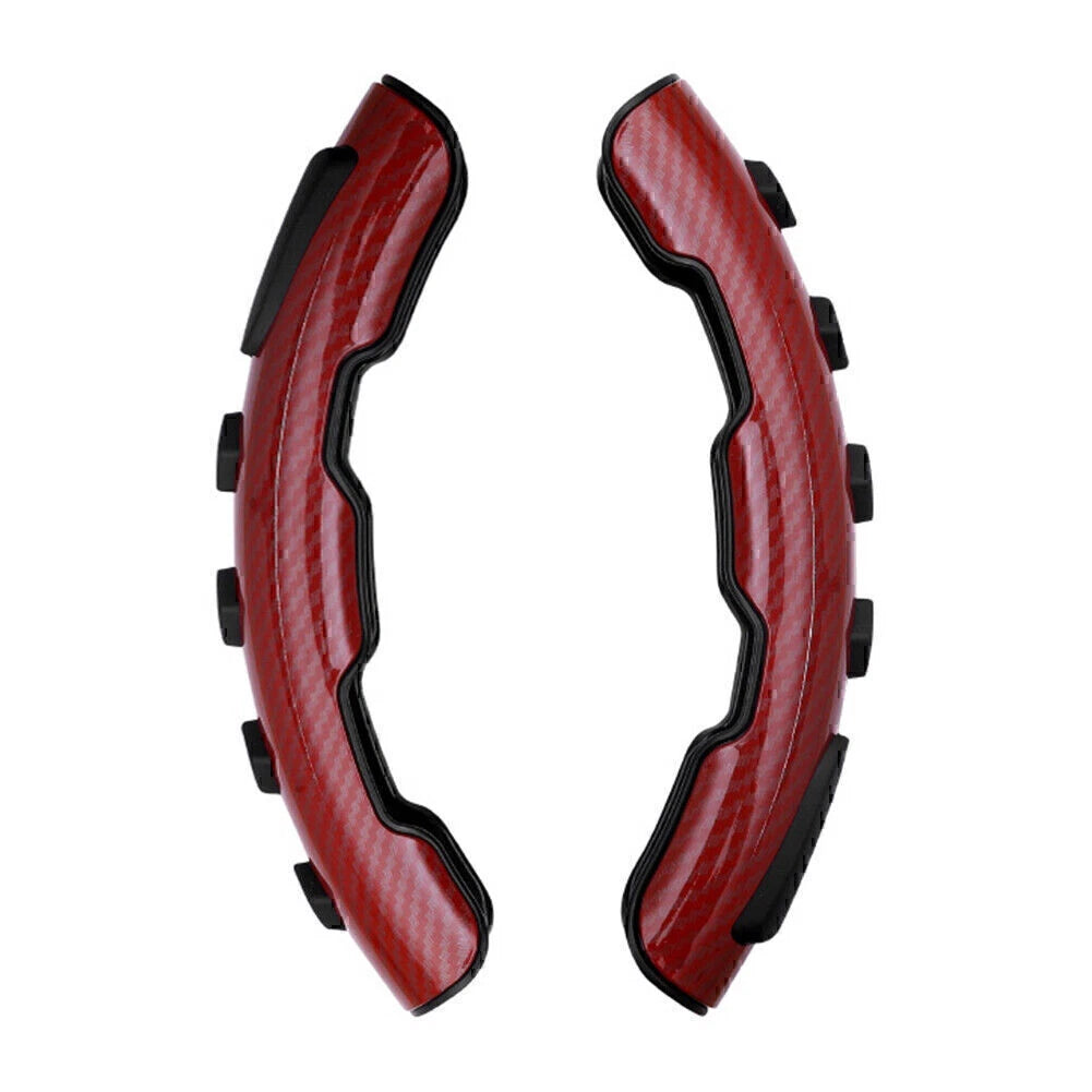 Red ABS Non-Slip Steering Wheel Covers for Honda Civic Accord CR-V